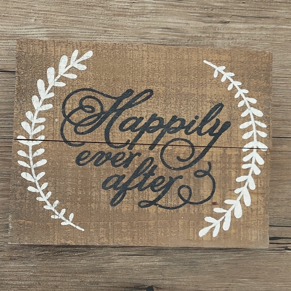 Other - Happily Ever After Wooden Sign